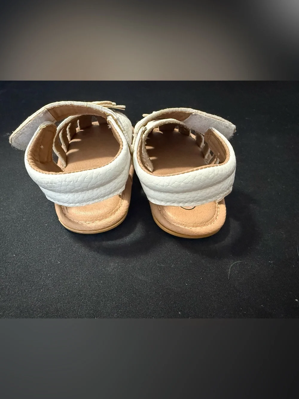 Baby Girl White Flower Sandals Baby Girls Size 3 NWOT